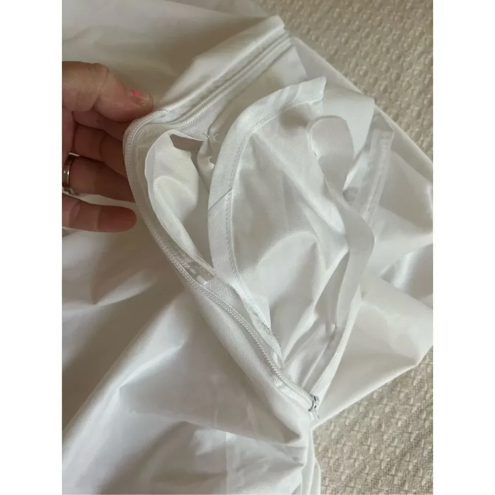 Sleepsafe Waterproof Mattress Encasement - Zippered Mattress Protector Cover - D